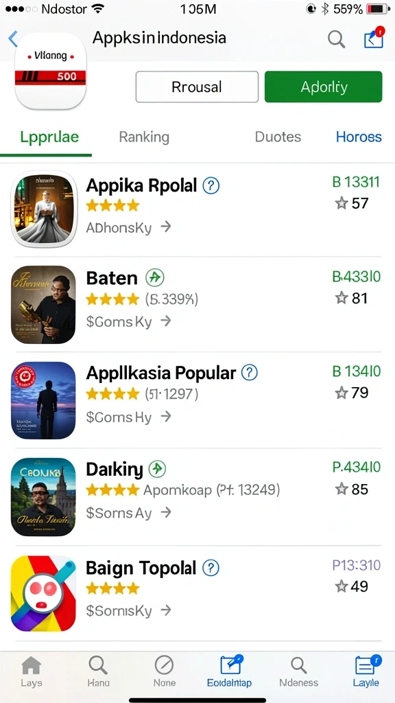 asia100 - Tampilan antarmuka yang ramah pengguna.