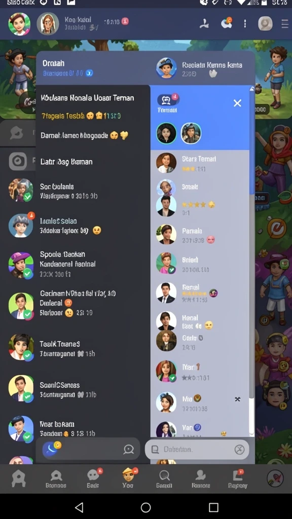 idagame - Tampilan antarmuka yang user-friendly dan menarik.